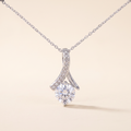 Drop Necklace White Gold