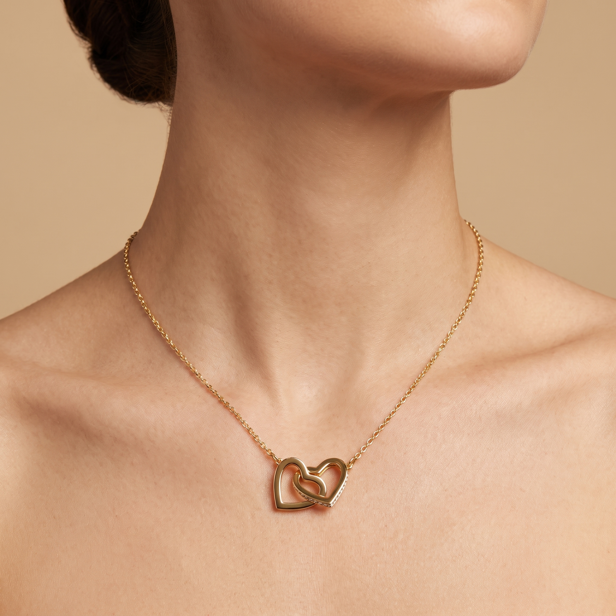 For Her Interlocking Hearts