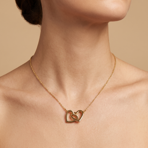 For Her Interlocking Hearts