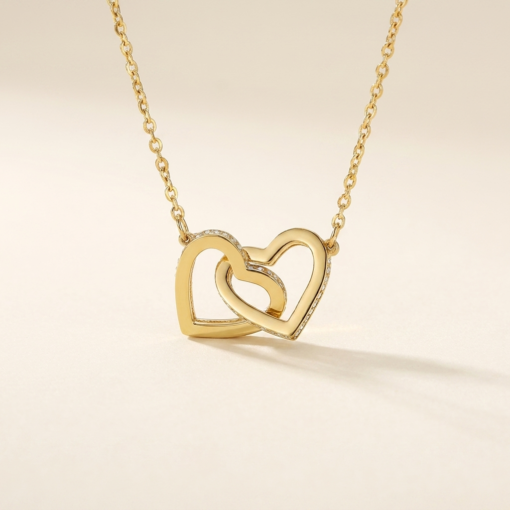 For Her Interlocking Hearts