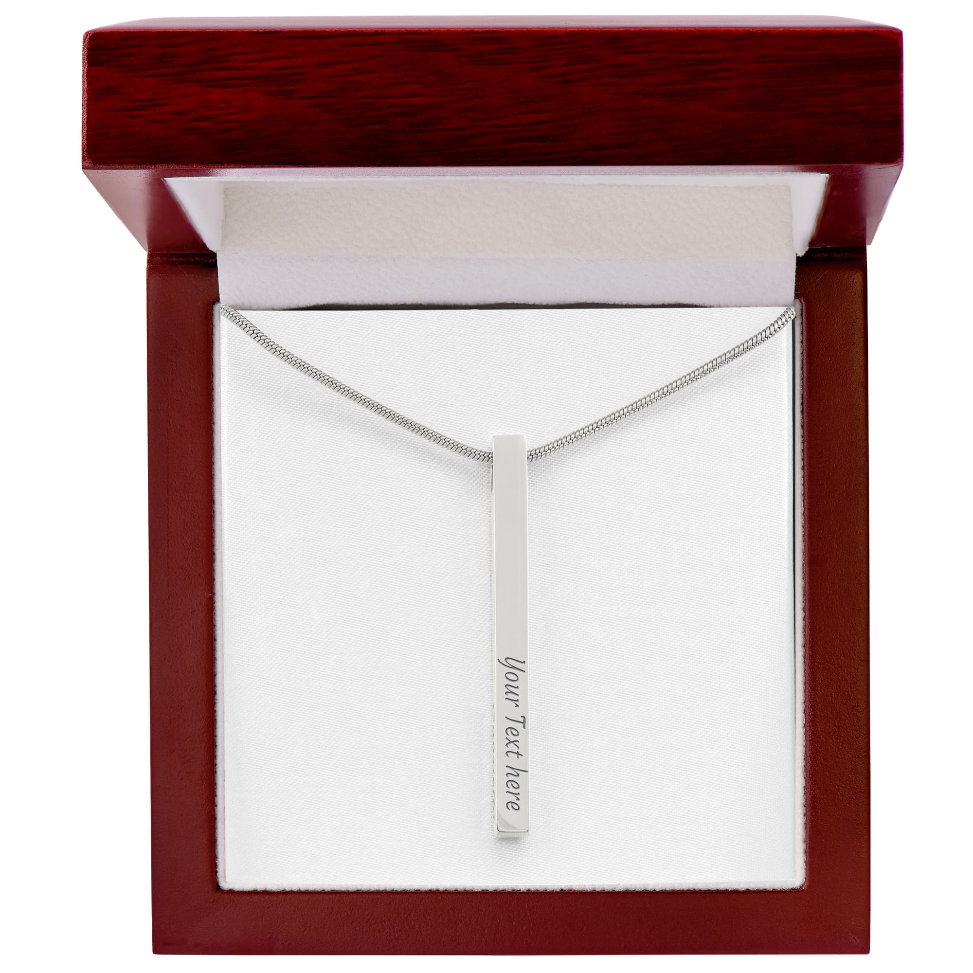 On My Own Path Stick Necklace