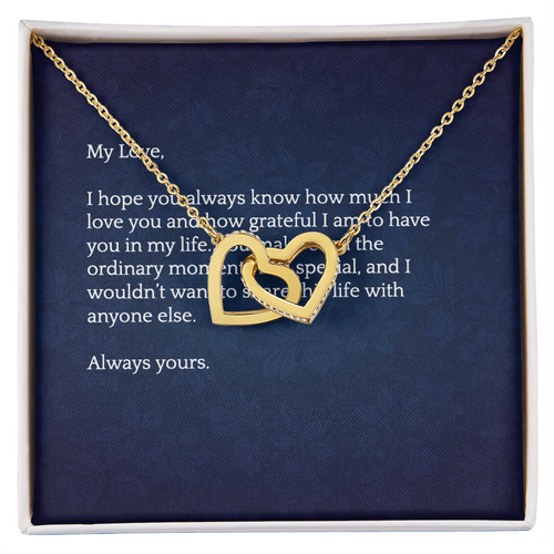 For Her Interlocking Hearts