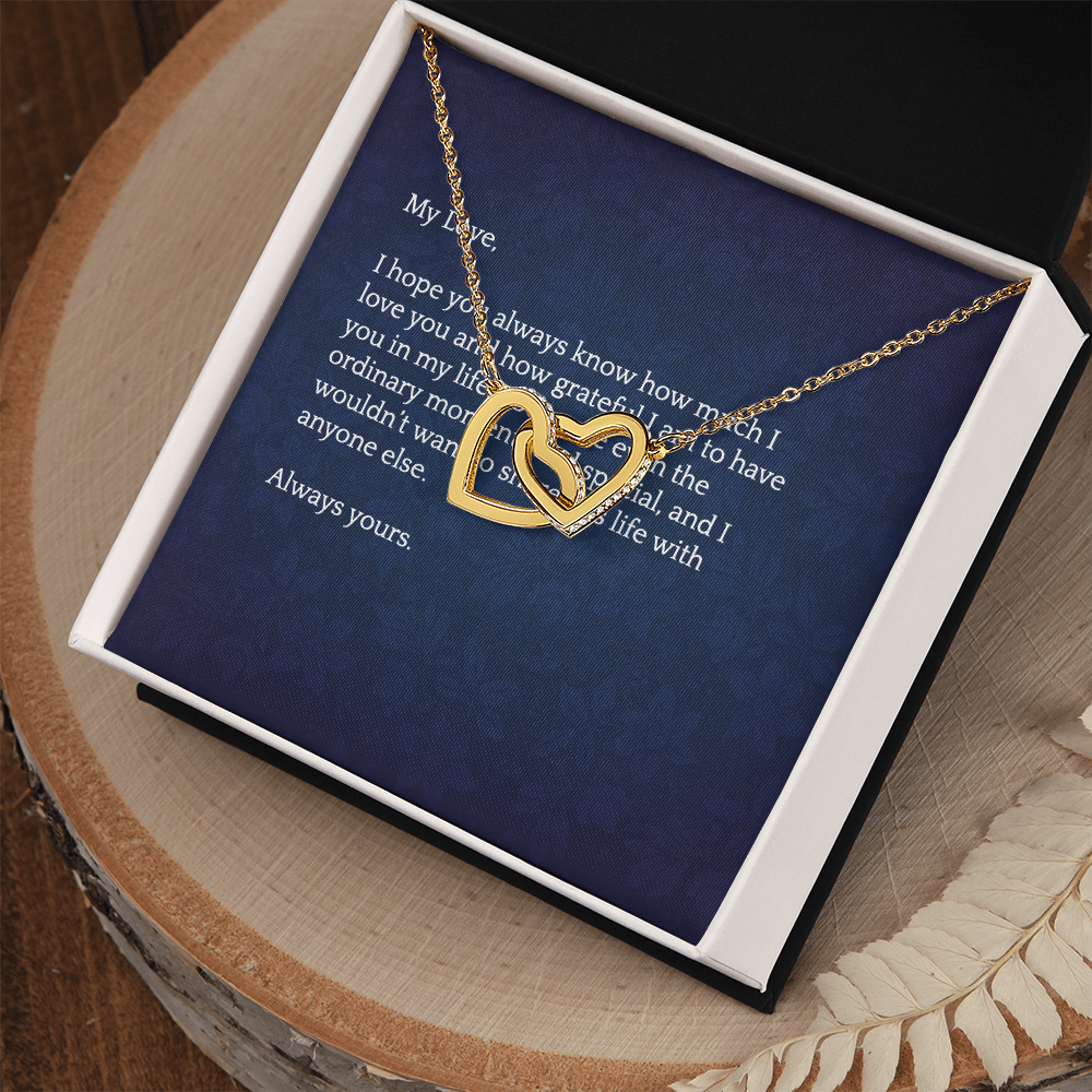 For Her Interlocking Hearts