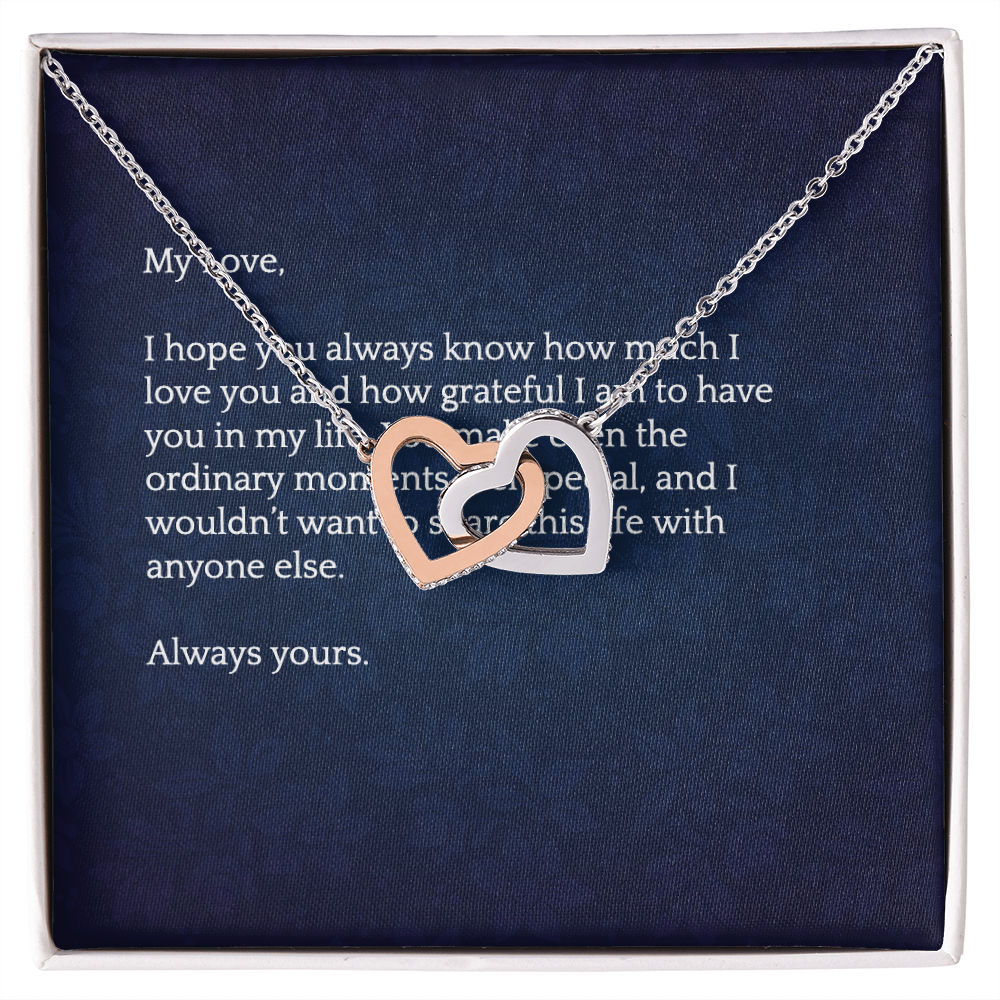 For Her Interlocking Hearts