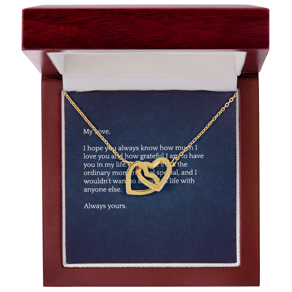 For Her Interlocking Hearts