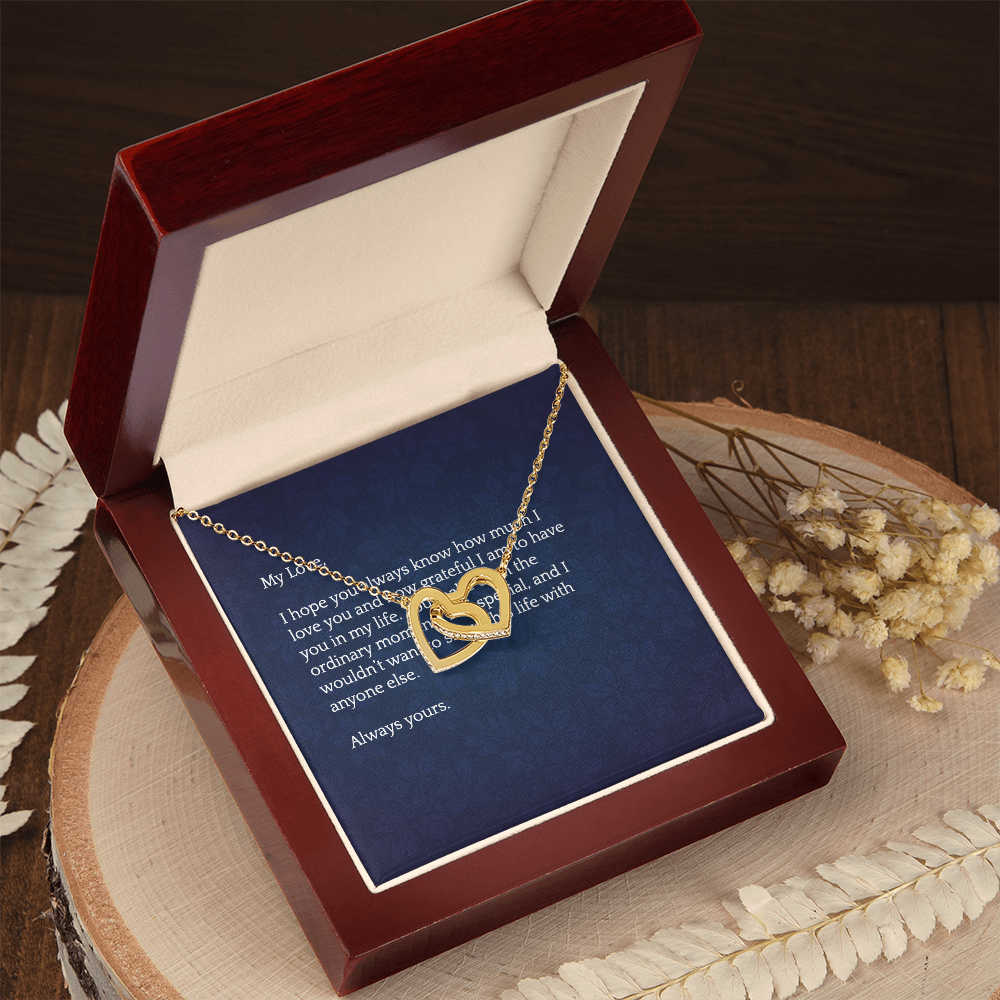 For Her Interlocking Hearts