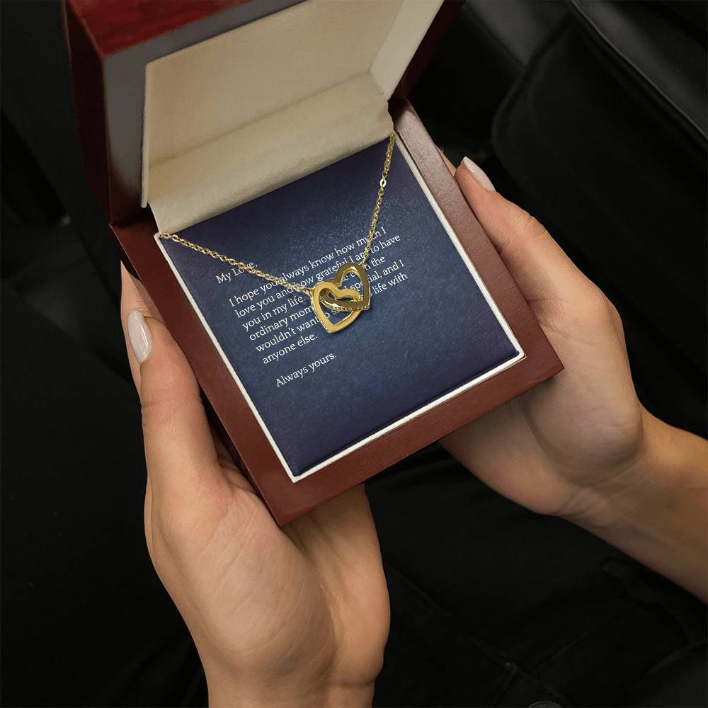 For Her Interlocking Hearts