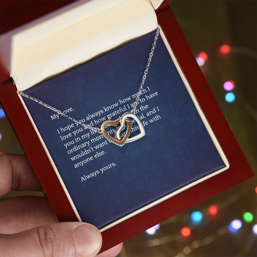 For Her Interlocking Hearts